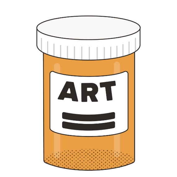ART medication bottle